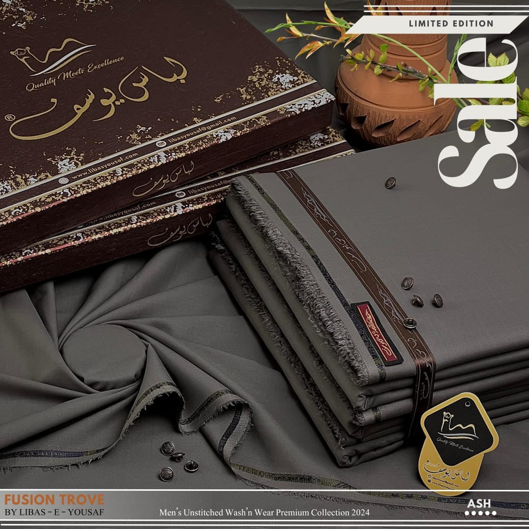 Libas e Yousaf Wash n Wear - Ash