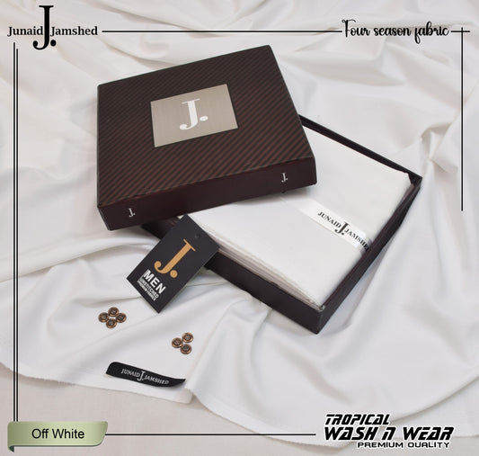 Junaid Jamshed Premium Wash n Wear - Off White